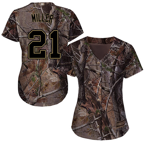 Authentic Women's Andrew Miller Camo Jersey - #21 Baseball St. Louis Cardinals Flex Base Realtree Collection
