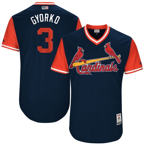 Men's St. Louis Cardinals #3 Jedd Gyorko 