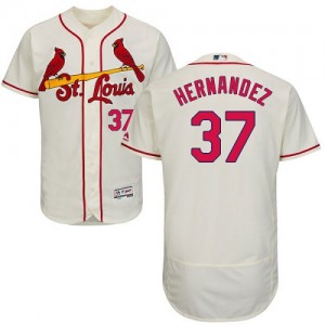 Authentic Men's Keith Hernandez Cream Alternate Jersey - #37 Baseball St. Louis Cardinals Flex Base