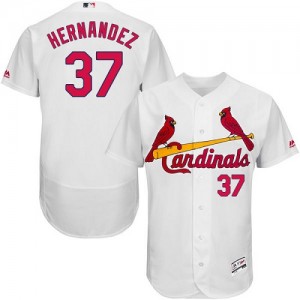 Authentic Men's Keith Hernandez White Home Jersey - #37 Baseball St. Louis Cardinals Flex Base
