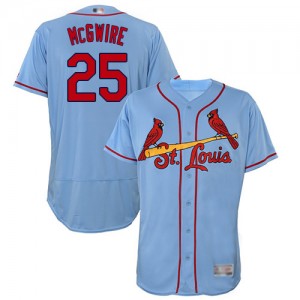 Majestic MLB St. Louis Cardinals Jersey 25 Mark McGwire in Red Size XL