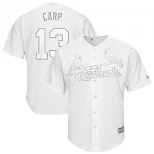 Authentic Men's Matt Carpenter White Jersey - #13 Baseball St. Louis Cardinals 