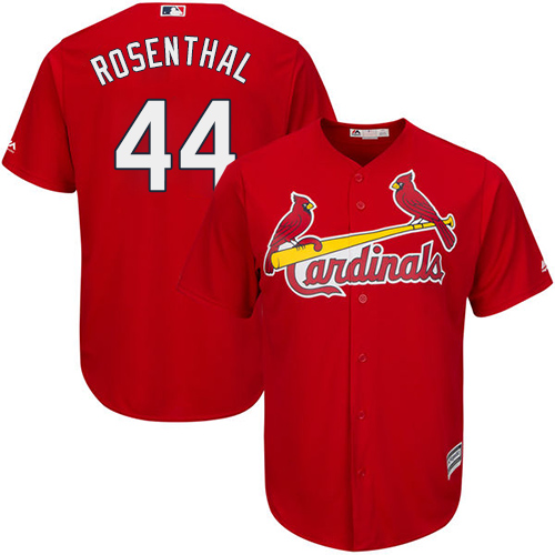 Men's St. Louis Cardinals #44 Trevor Rosenthal Replica Red Alternate Cool Base Baseball Jersey