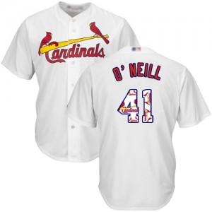 Authentic Men's Tyler O'Neill White Jersey - #41 Baseball St. Louis Cardinals Cool Base Team Logo Fashion
