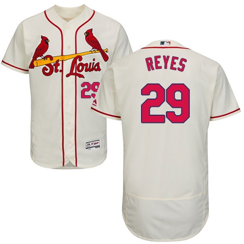 Authentic Men's lex Reyes Cream Alternate Jersey - #29 Baseball St. Louis Cardinals Flex Base