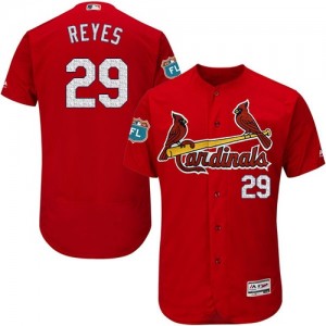 Authentic Men's lex Reyes Red Alternate Jersey - #29 Baseball St. Louis Cardinals Flex Base