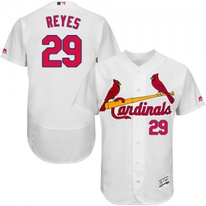 Authentic Men's lex Reyes White Home Jersey - #29 Baseball St. Louis Cardinals Flex Base