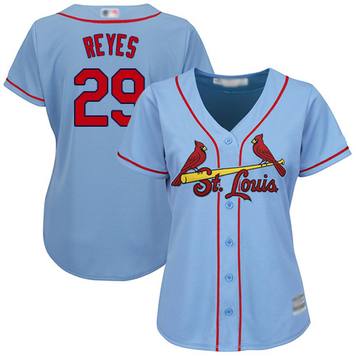 Authentic Women's lex Reyes Light Blue Alternate Jersey - #29 Baseball St. Louis Cardinals Cool Base